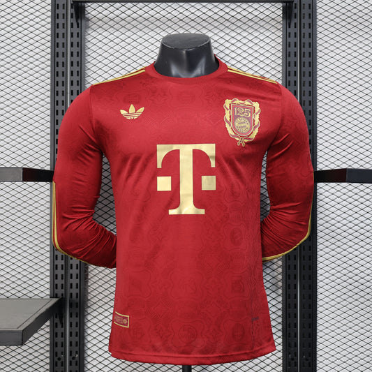 Bayern Munich 125 Años - LOCAL MANGA LARGA | Versión Jugador