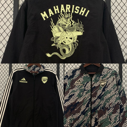 Cortavientos Arsenal x Maharishi Reversible - Edición especial
